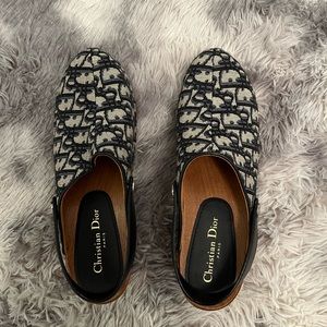 Authentic Dior Clogs in Deep Blue